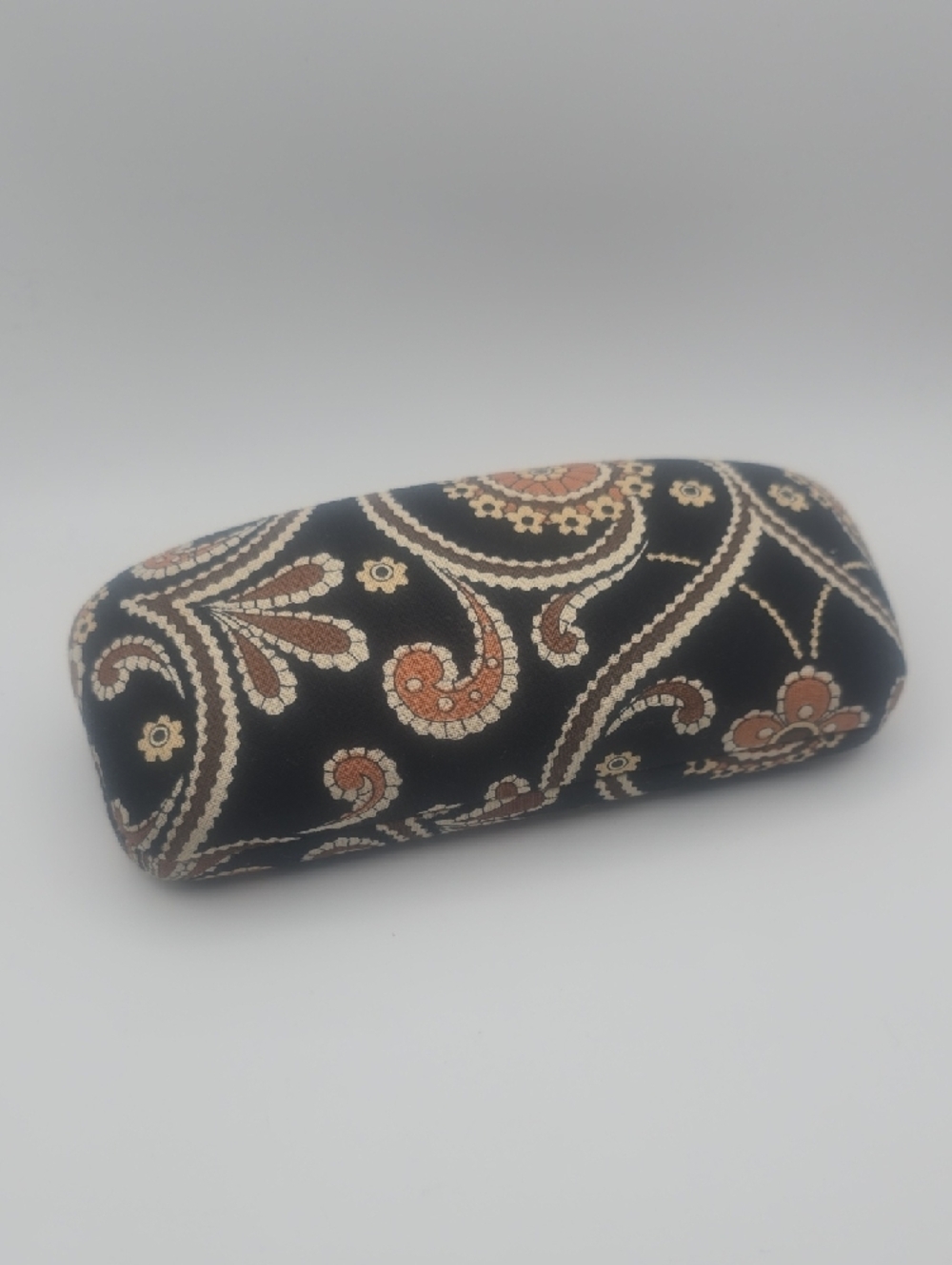 Vera Bradley Floral Paisley Black Women's Sunnies Hard Case (EUC) 🖤🌼 - Picture 2 of 8